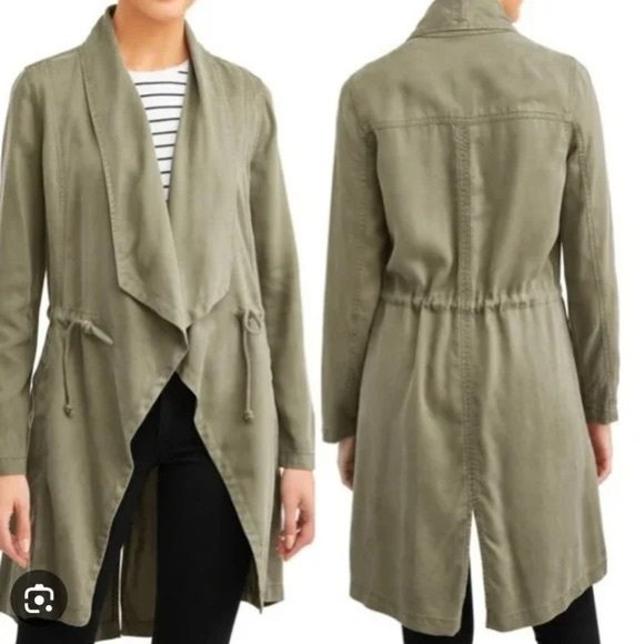 Max Jeans | Black Tencel Waterfall Jacket - Picture 10 of 10